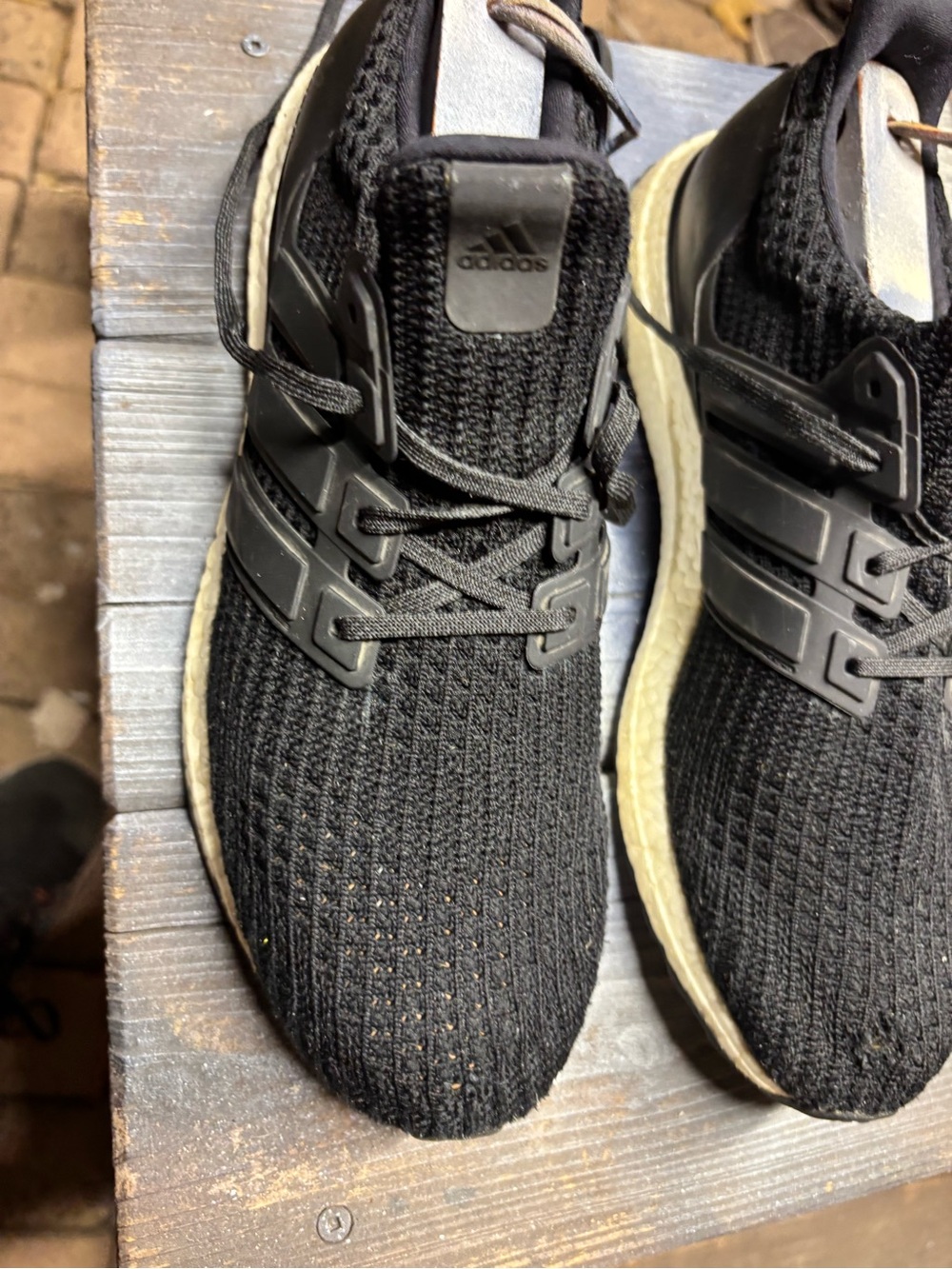 Adidas Ultra Boost 2020 black sneakers size US 10.5 ultraboost #running